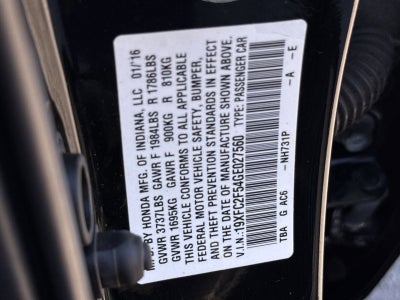 2016 Honda Civic LX