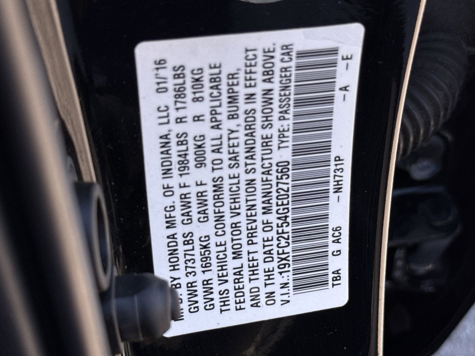 2016 Honda Civic LX