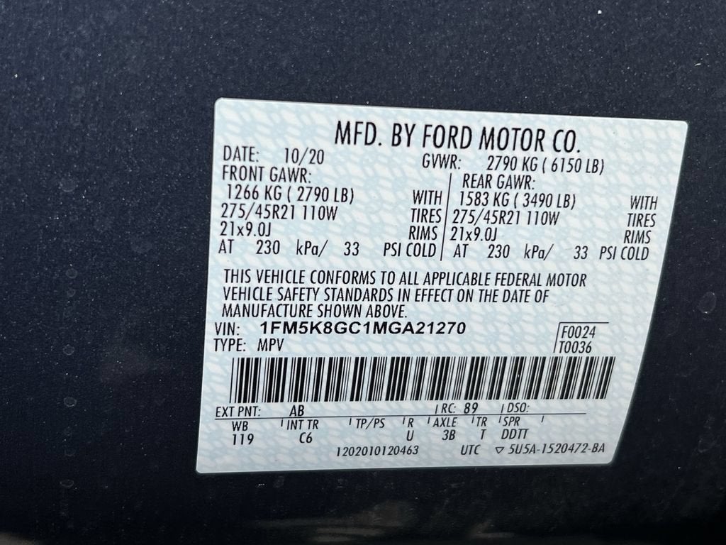 2021 Ford Explorer ST