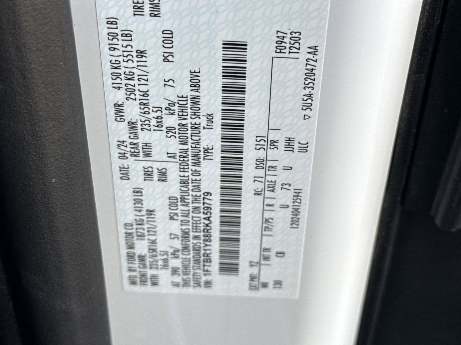 2024 Ford Transit-250 Base