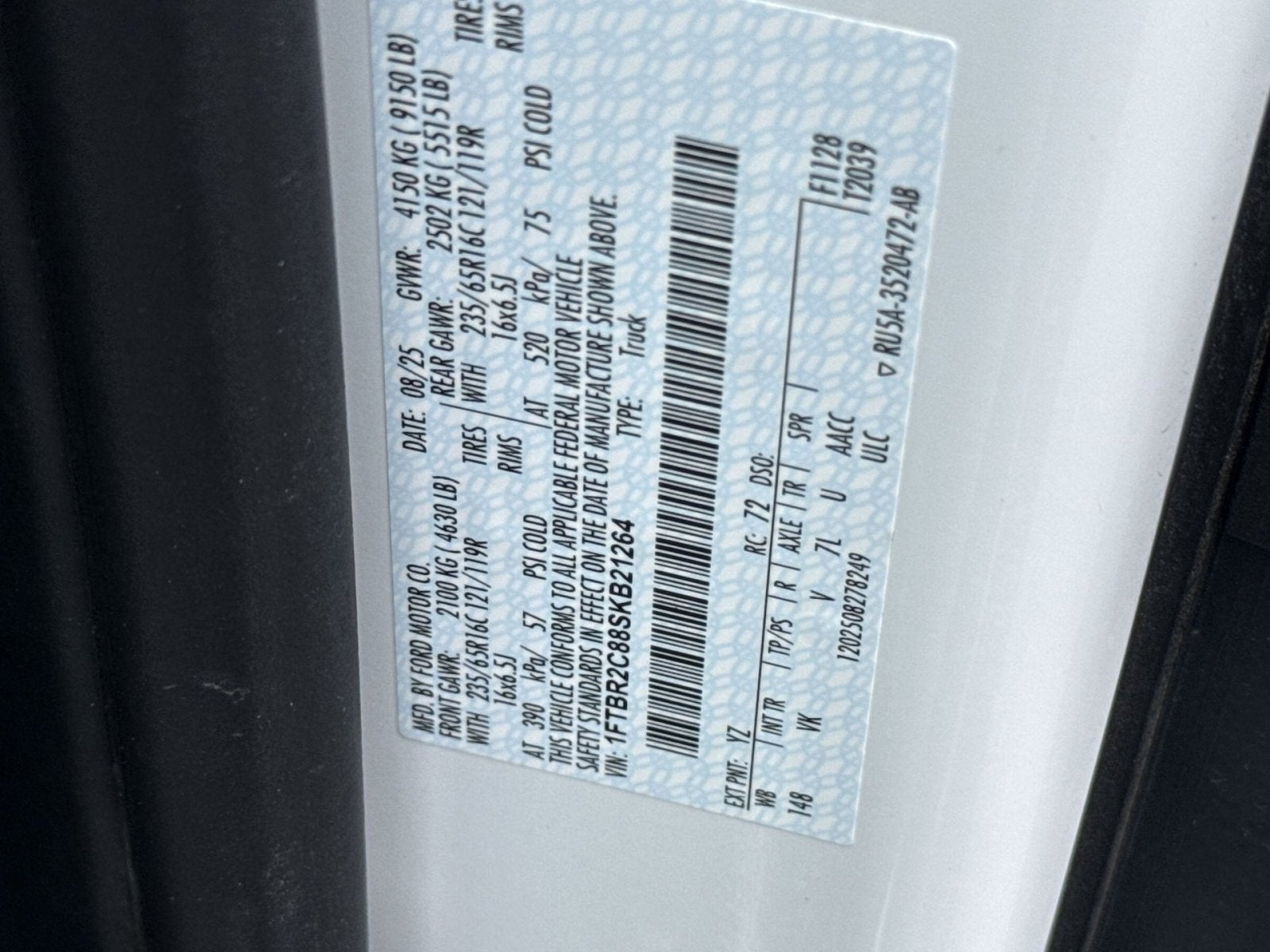 2025 Ford Transit-250 Base