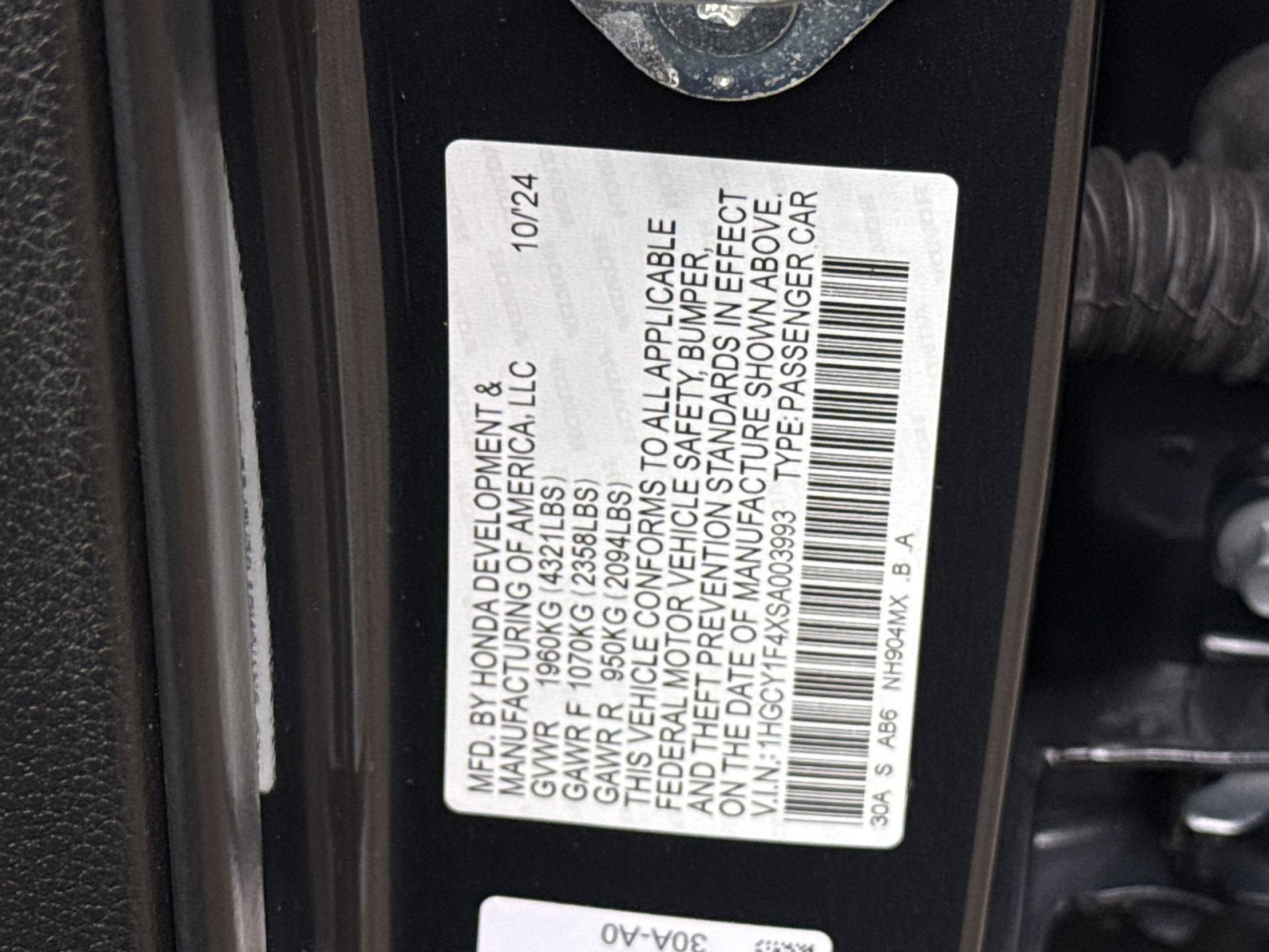 2025 Honda Accord SE