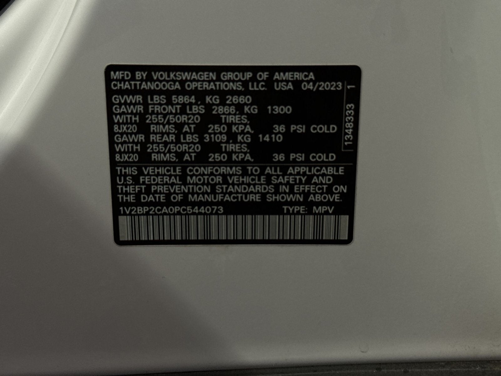 2023 Volkswagen Atlas 2.0T SEL
