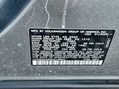 2025 Volkswagen Atlas Cross Sport 2.0T SE w/Technology