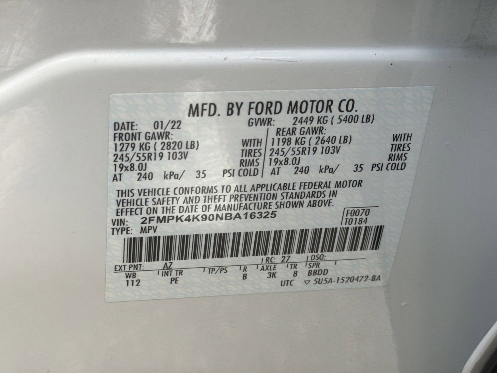 2022 Ford Edge Titanium