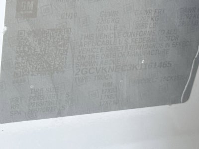 2019 Chevrolet Silverado 1500 LD WT