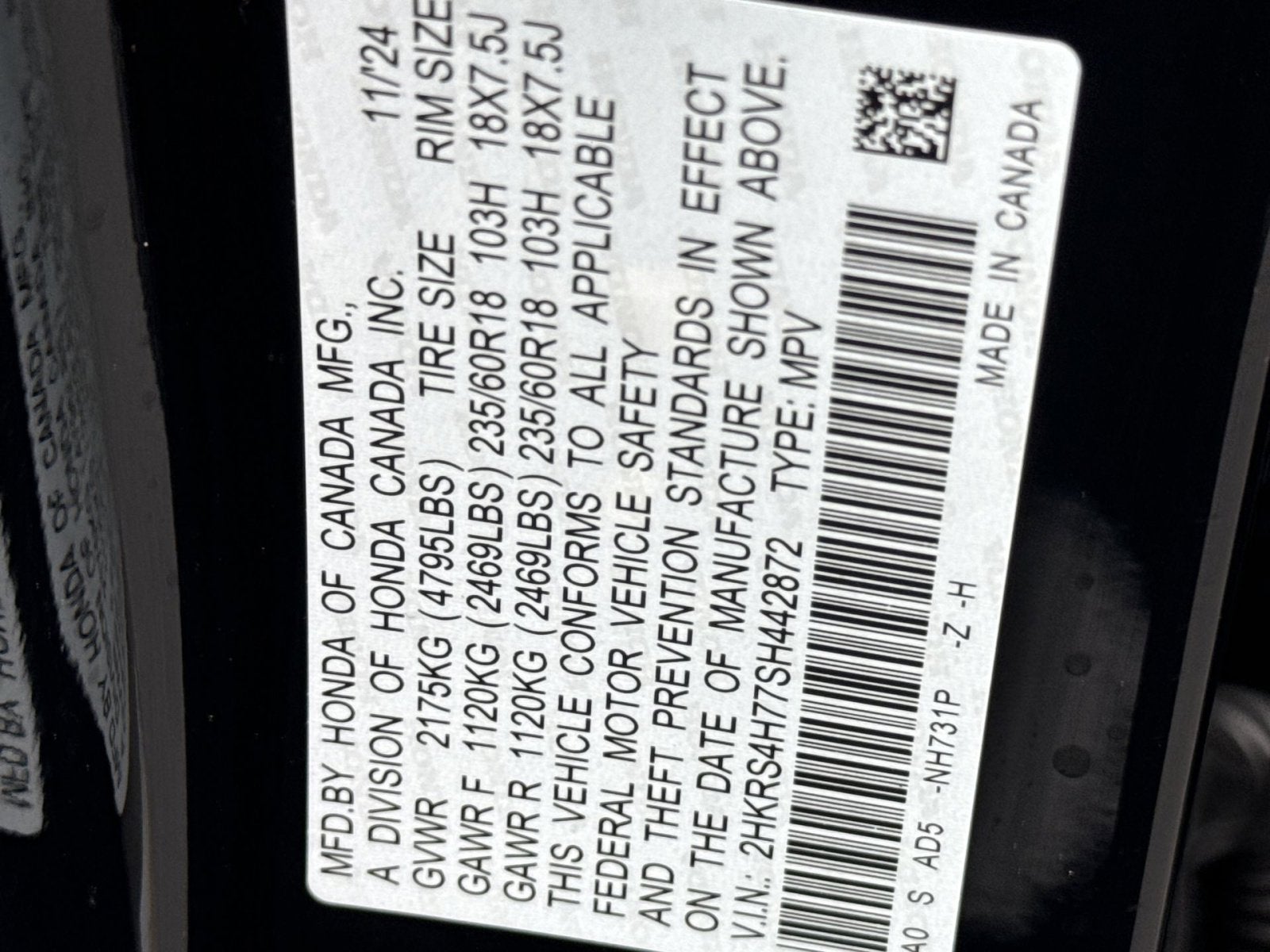 2025 Honda CR-V EX-L