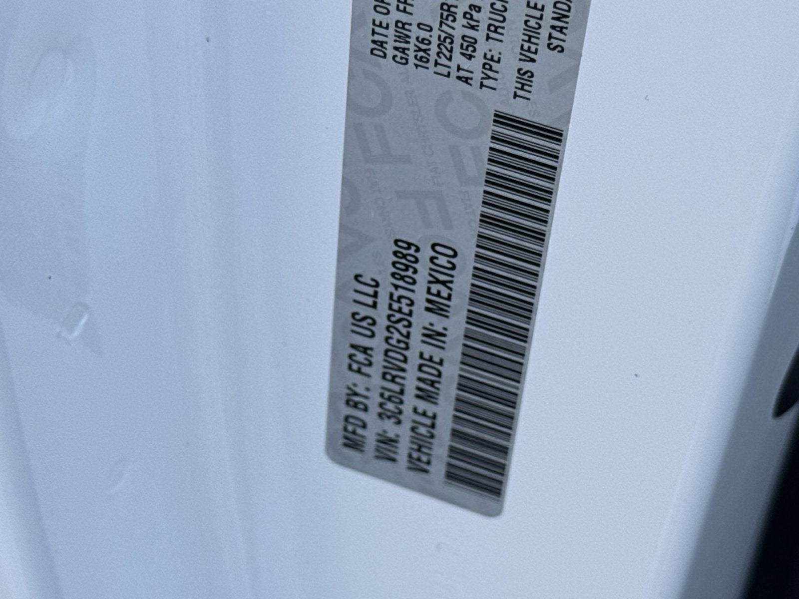 2025 RAM ProMaster 2500 High Roof
