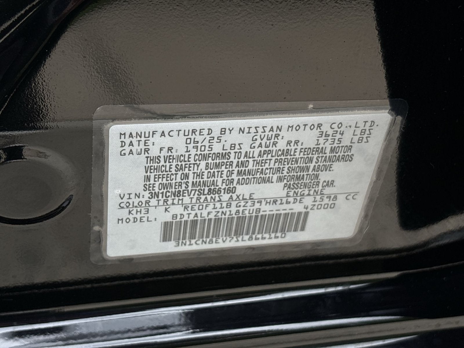 2025 Nissan Versa 1.6 SV