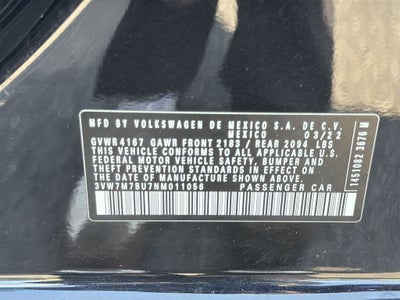2022 Volkswagen Jetta 1.5T SE