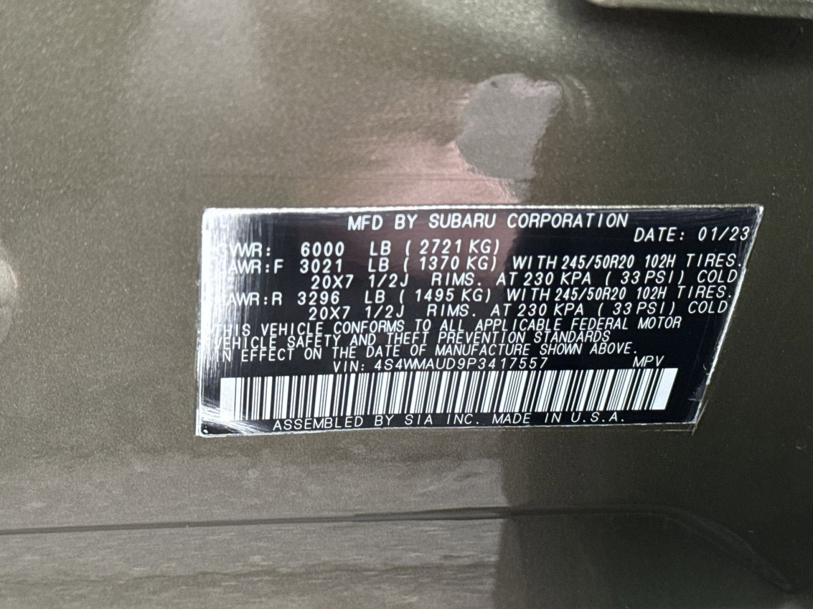 2023 Subaru Ascent Limited