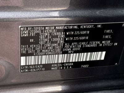 2021 Toyota RAV4 Hybrid Limited