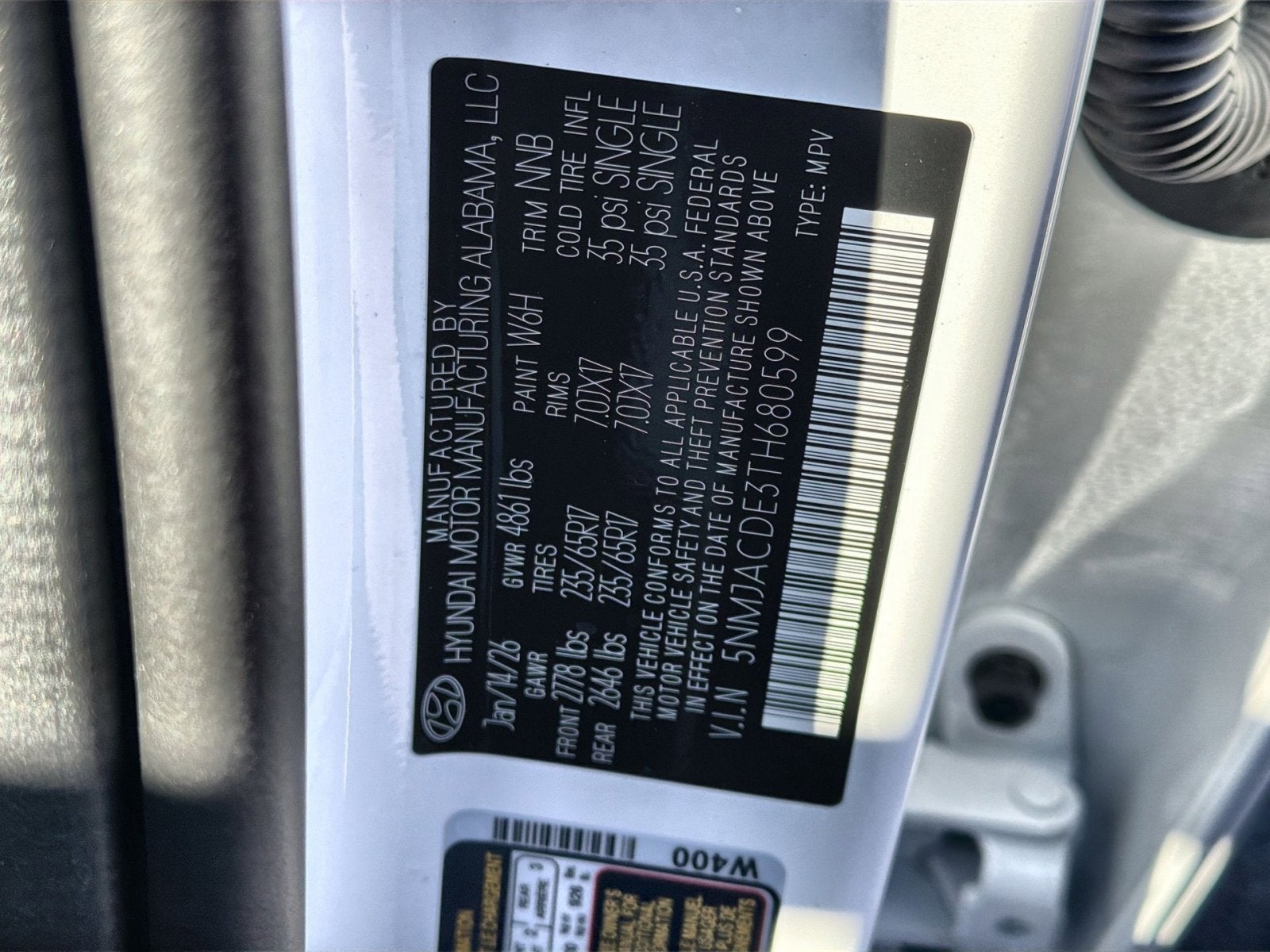 2026 Hyundai TUCSON SE