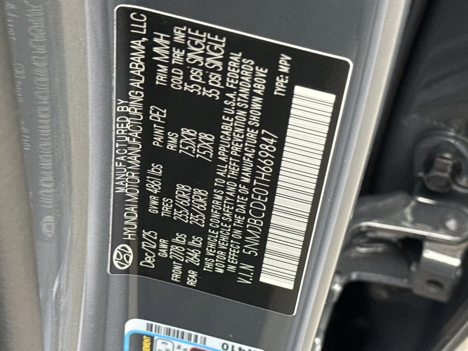 2026 Hyundai TUCSON SEL