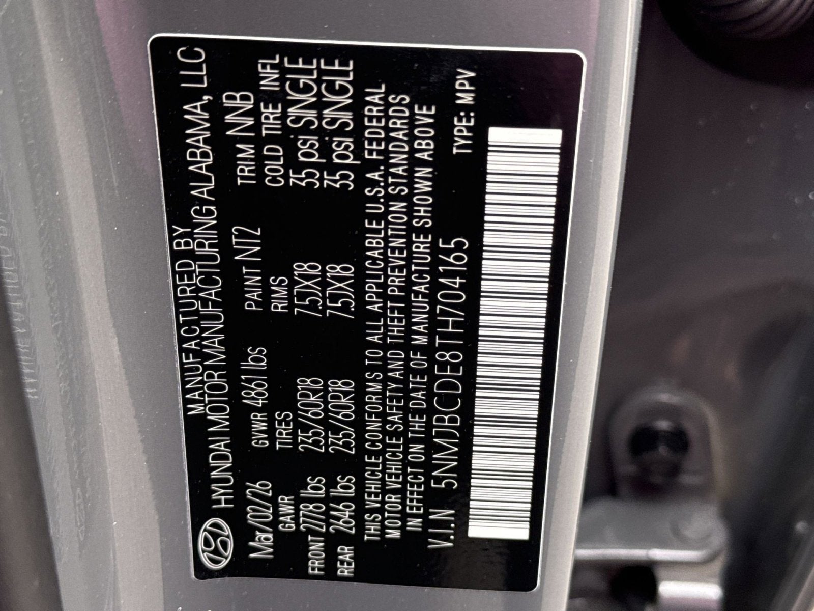 2026 Hyundai TUCSON SEL