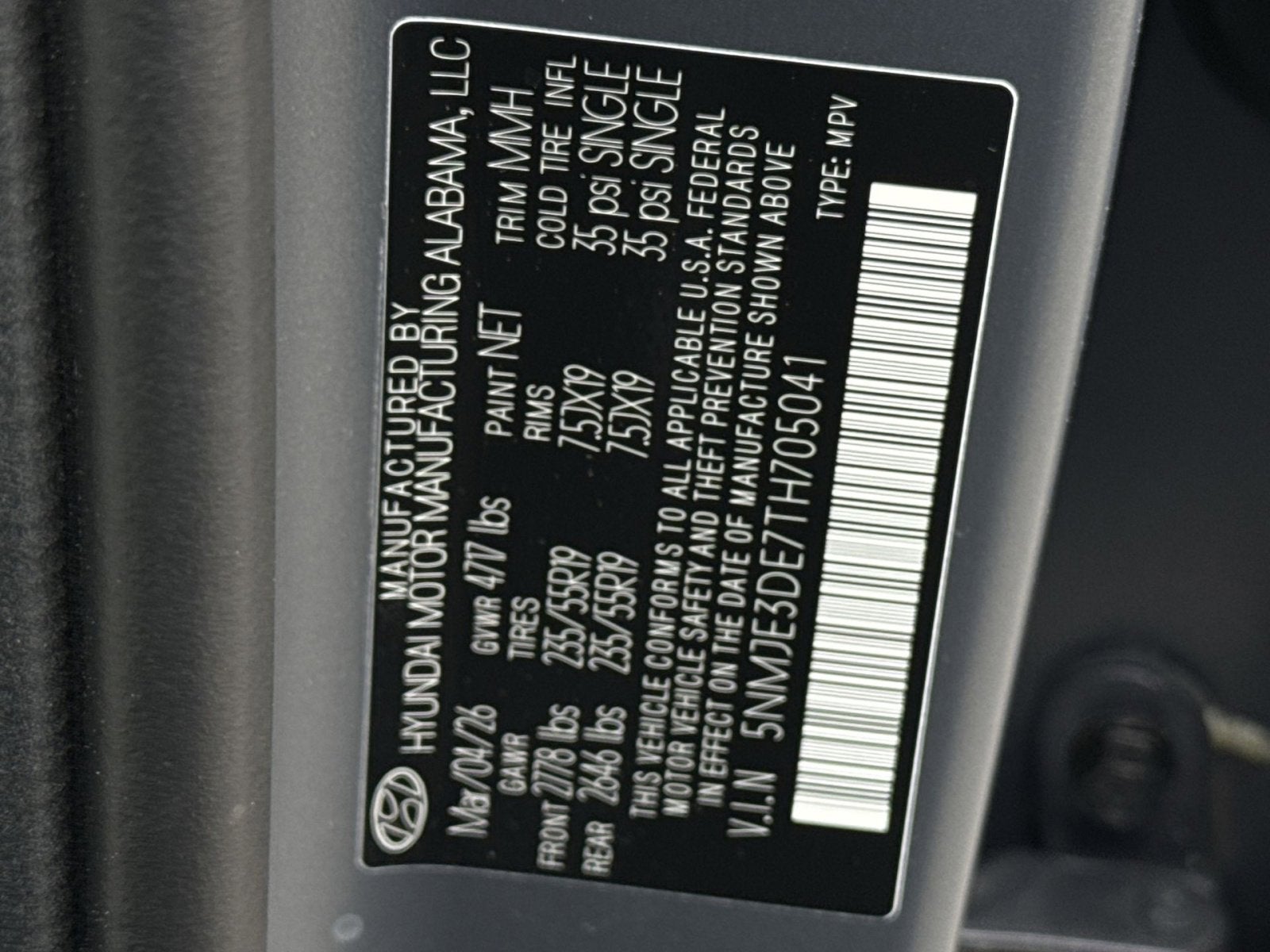 2026 Hyundai TUCSON Limited