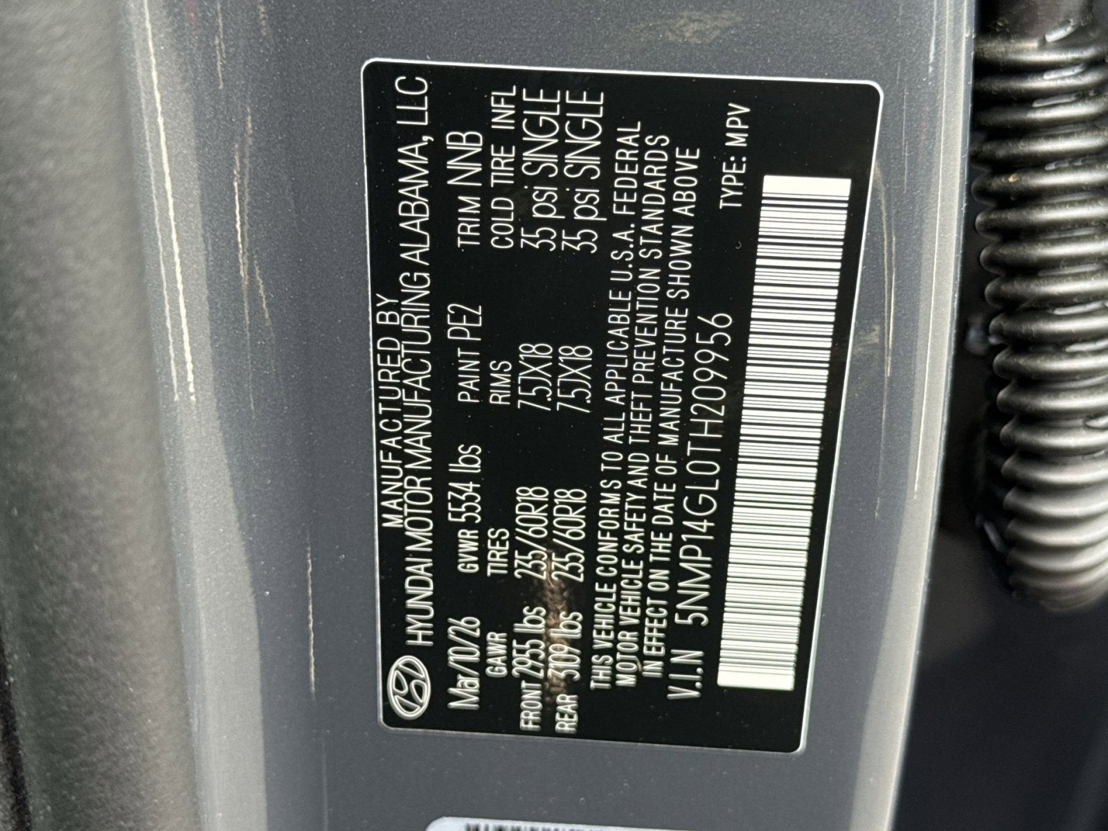 2026 Hyundai SANTA FE SE