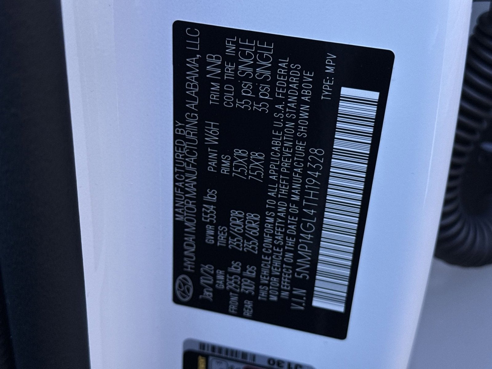 2026 Hyundai SANTA FE SE