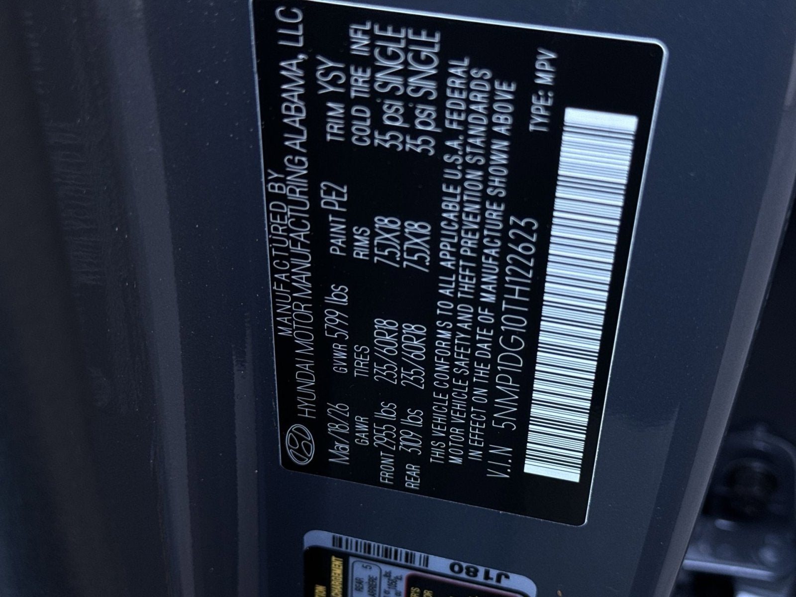 2026 Hyundai SANTA FE HYBRID SE