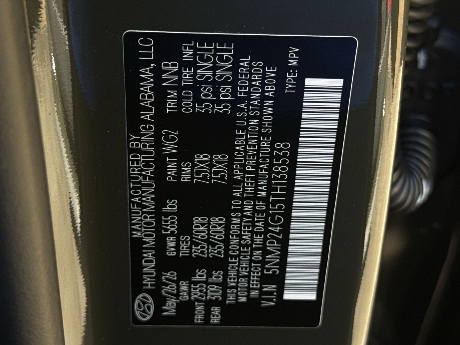 2026 Hyundai SANTA FE HYBRID SEL