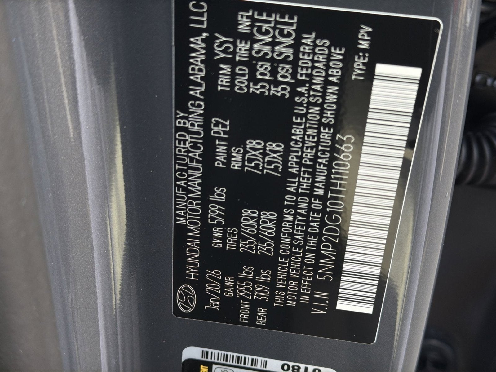 2026 Hyundai SANTA FE HYBRID SEL