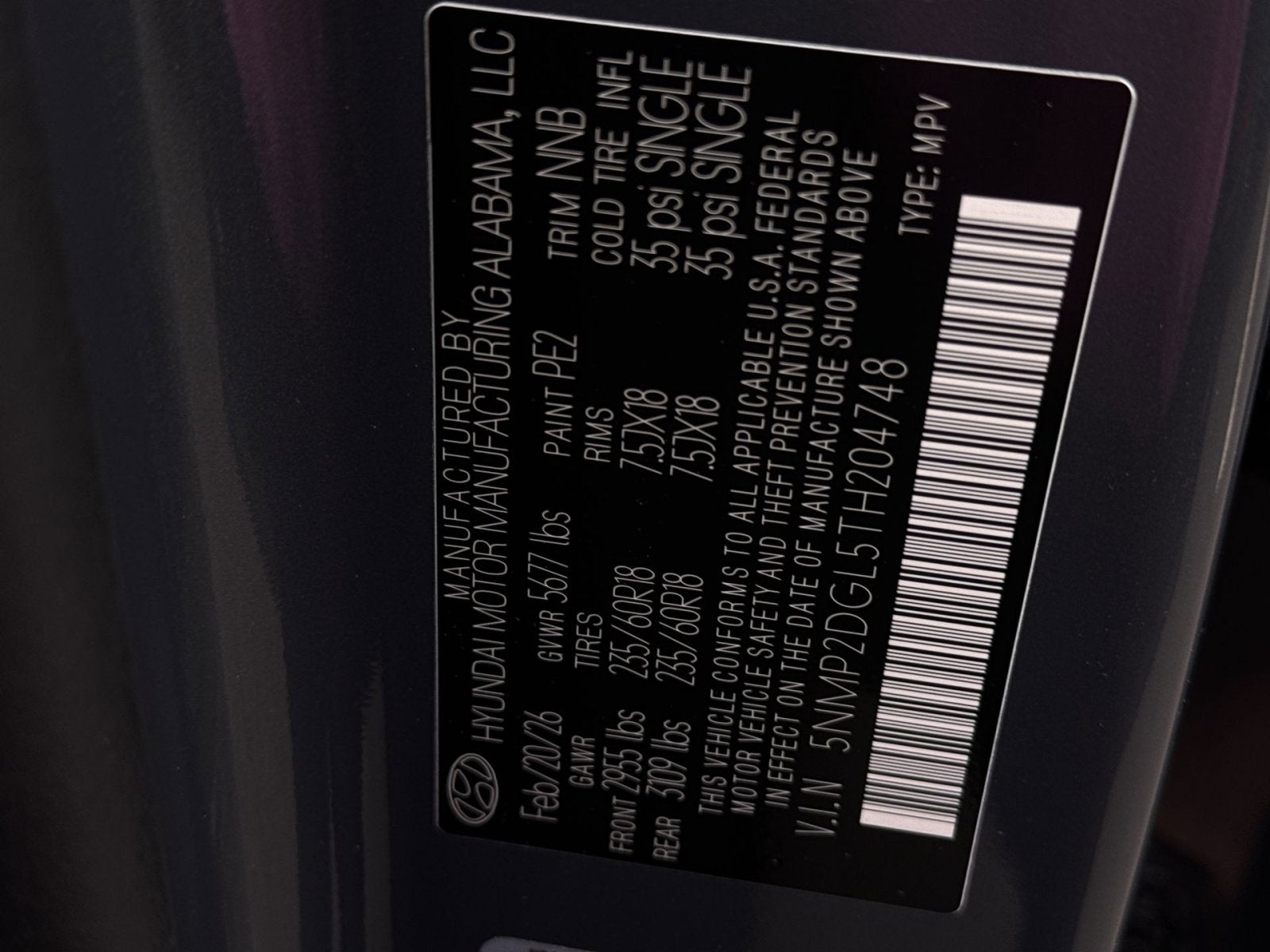 2026 Hyundai SANTA FE SEL