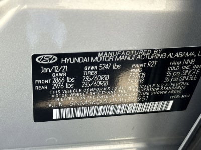 2021 Hyundai SANTA FE SEL