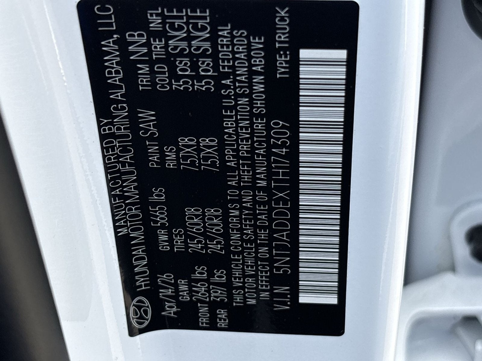2026 Hyundai SANTA CRUZ SE