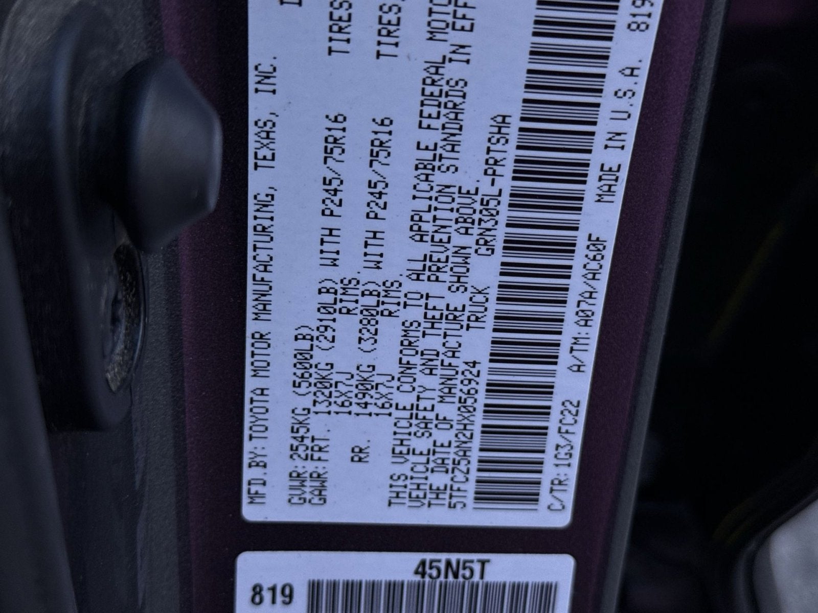 2017 Toyota Tacoma SR5