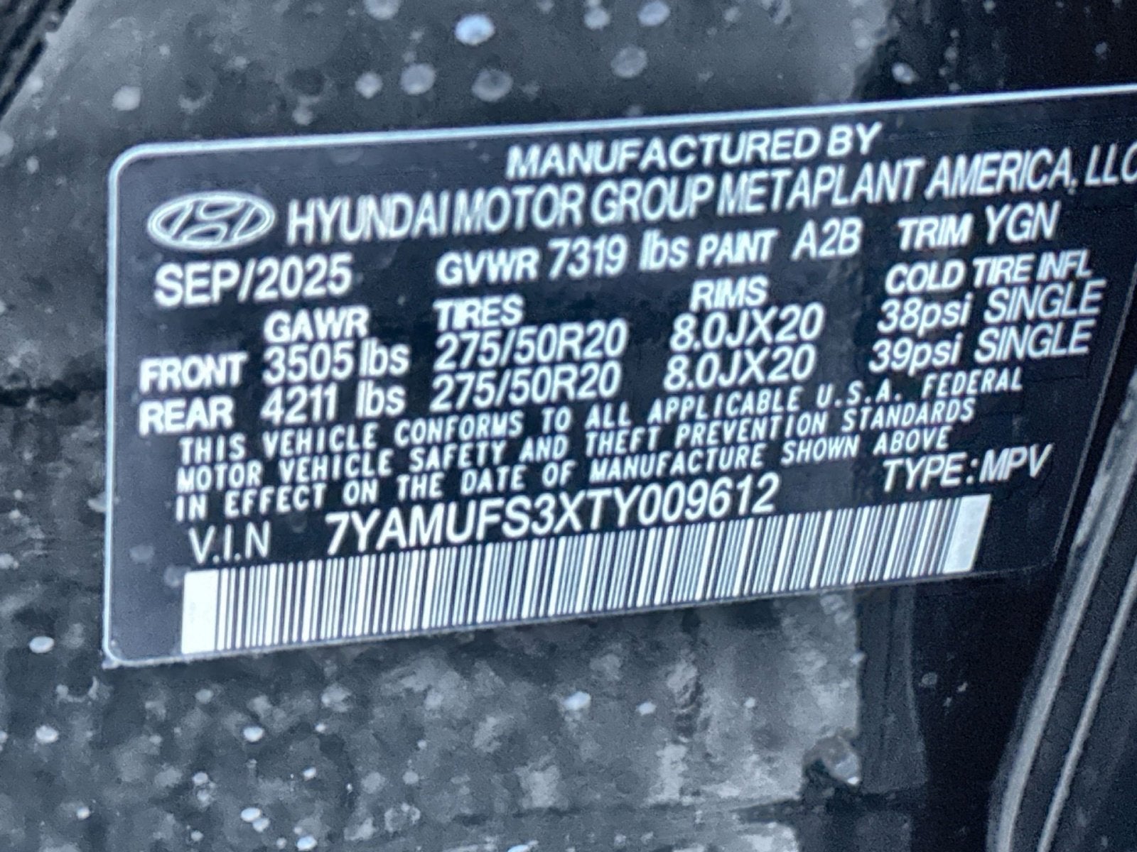 2026 Hyundai IONIQ 9 SEL