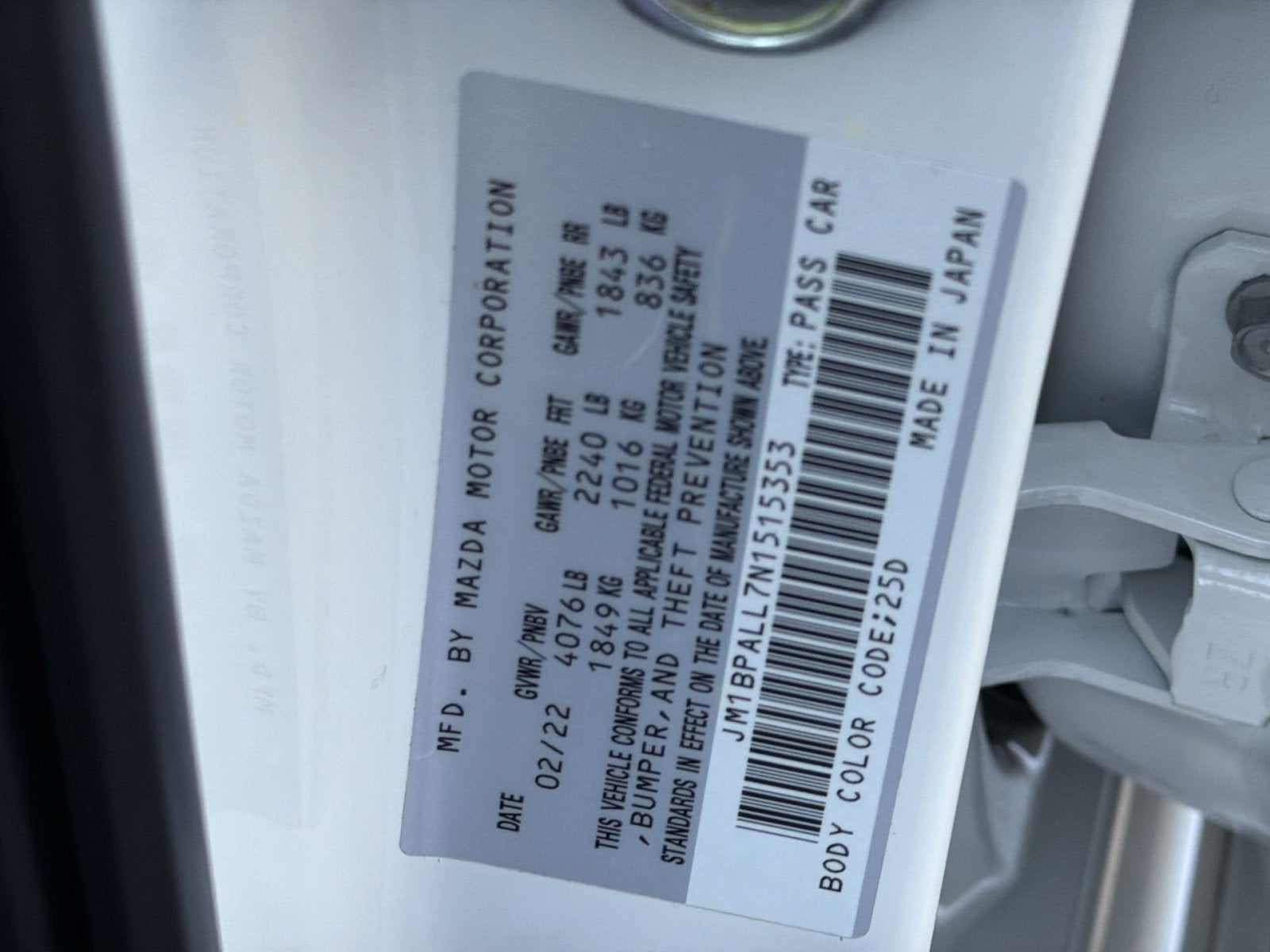 2022 Mazda Mazda3 Preferred