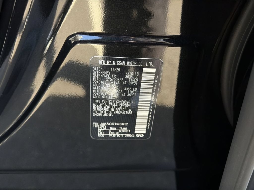 2026 INFINITI QX80 SPORT