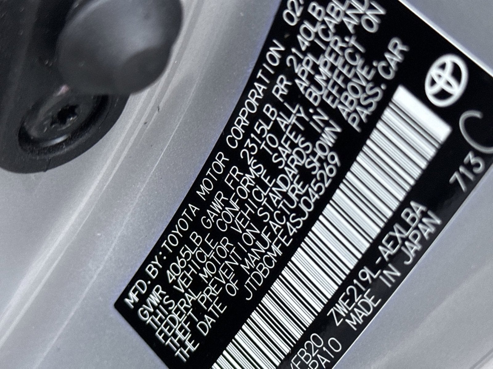 2025 Toyota Corolla Hybrid LE