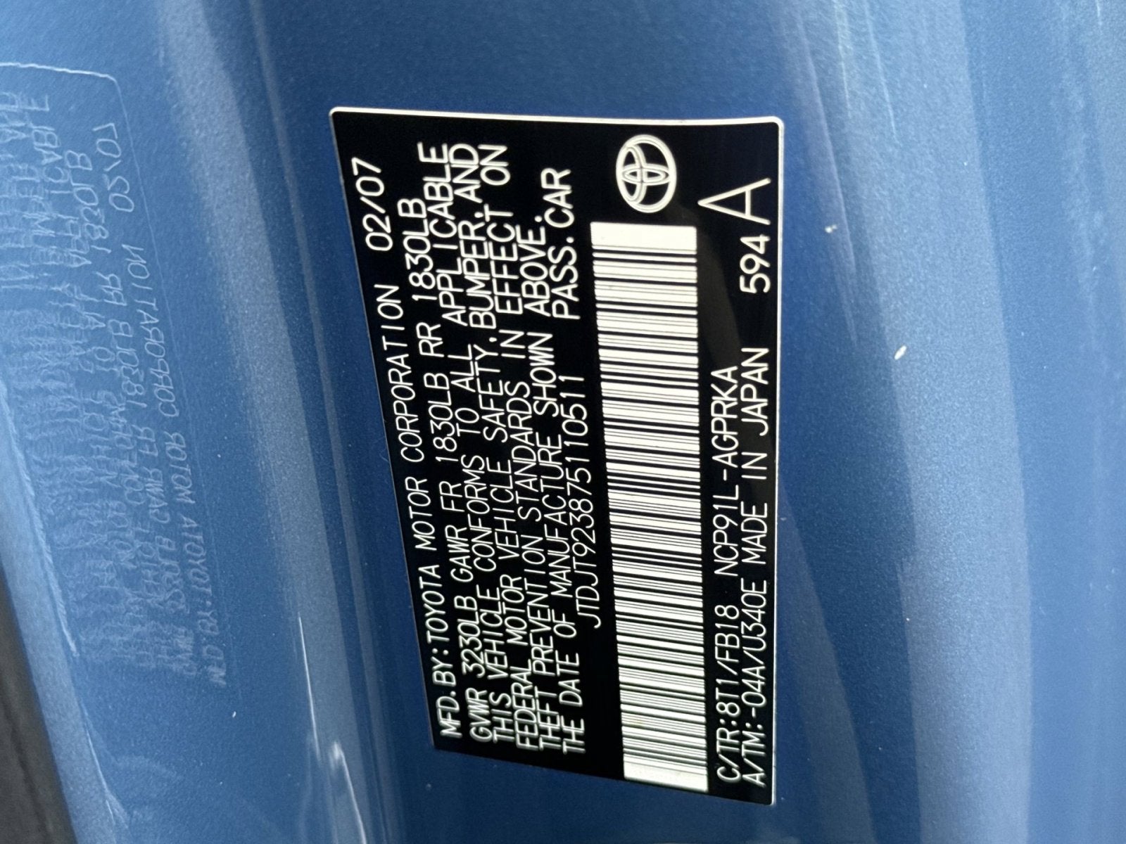 2007 Toyota Yaris Base