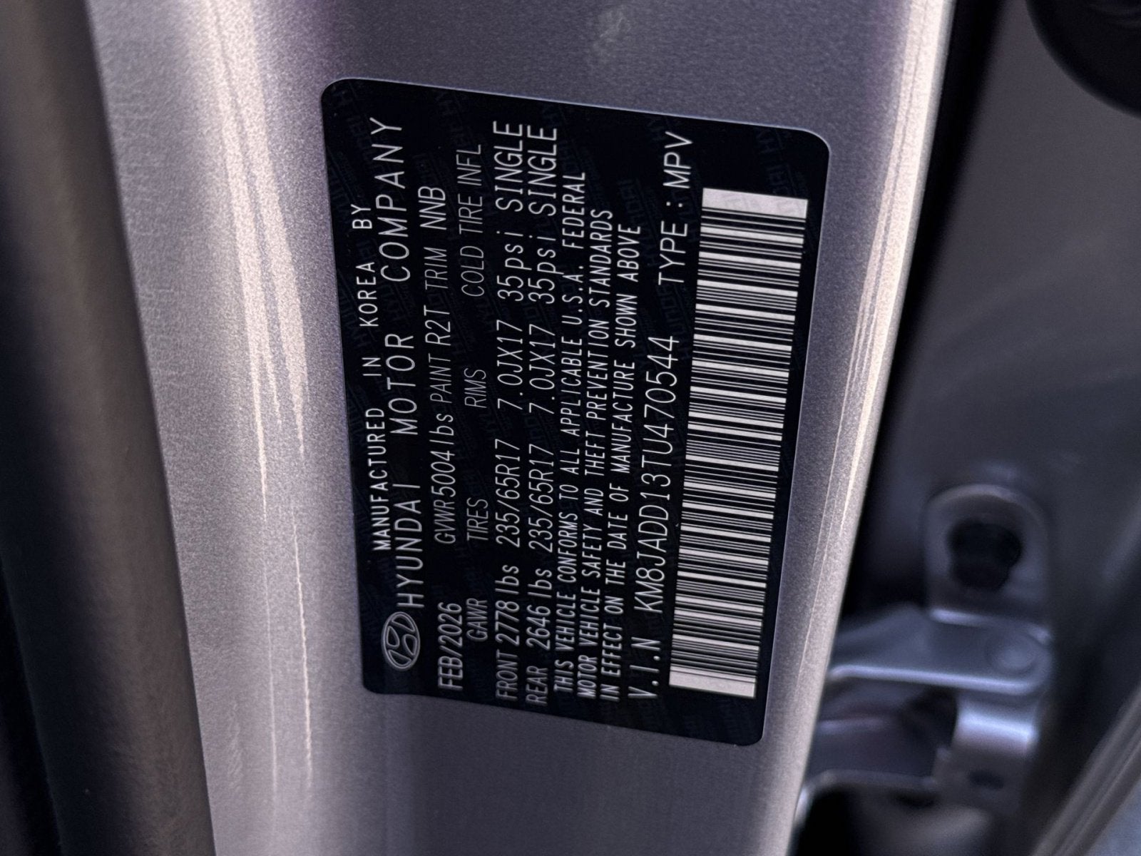 2026 Hyundai TUCSON HYBRID Blue SE