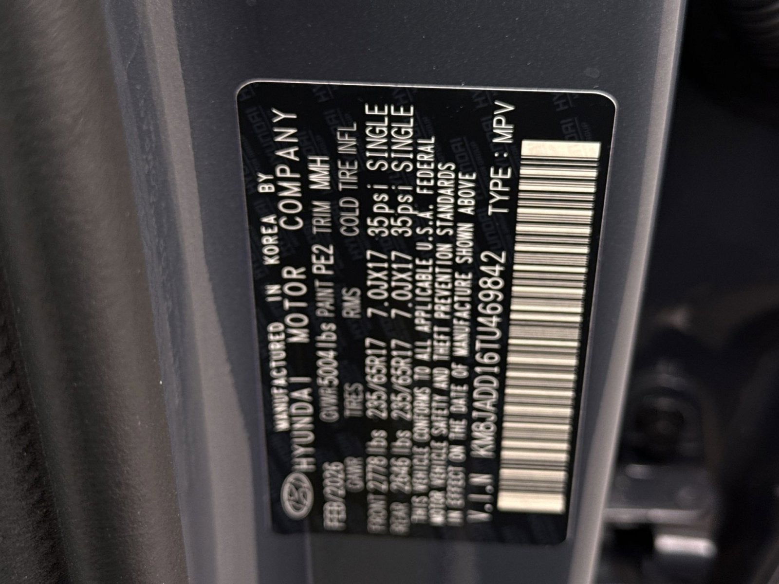 2026 Hyundai TUCSON HYBRID Blue SE