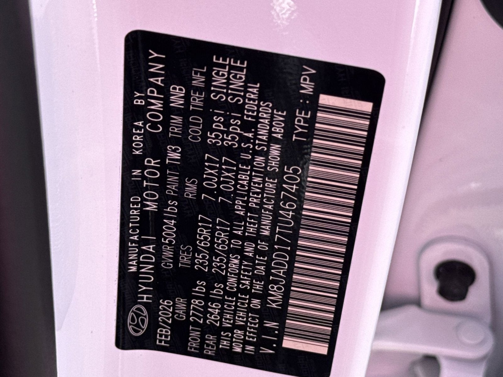 2026 Hyundai TUCSON HYBRID Blue SE