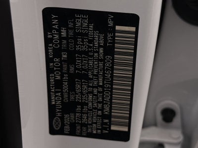 2026 Hyundai TUCSON HYBRID Blue SE