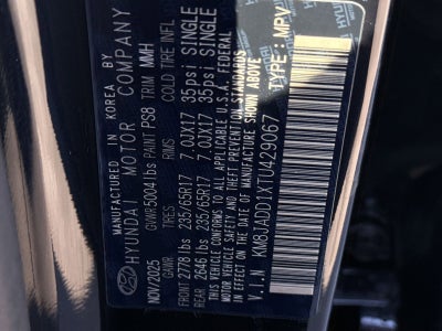 2026 Hyundai TUCSON HYBRID Blue