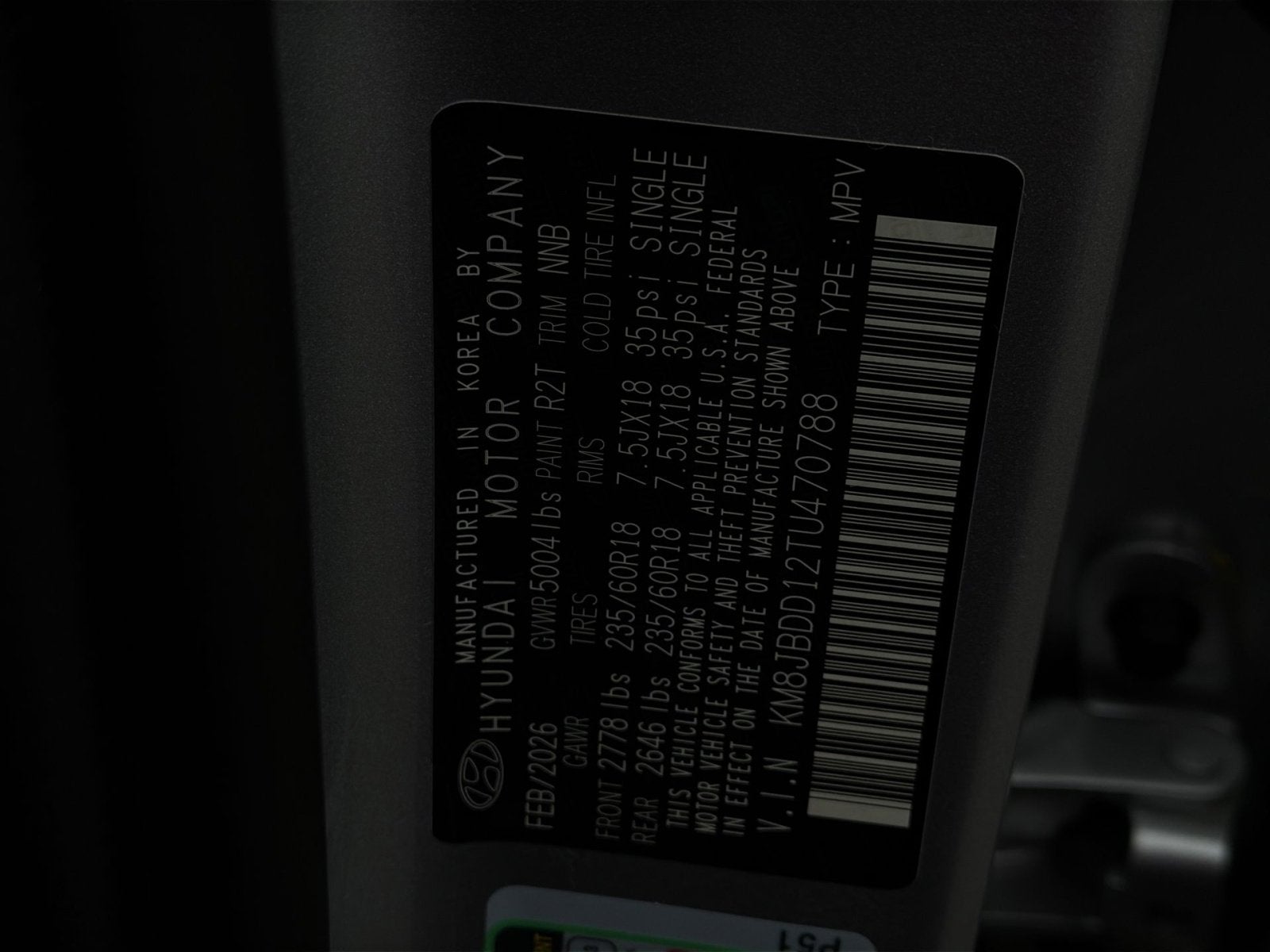 2026 Hyundai TUCSON HYBRID SEL