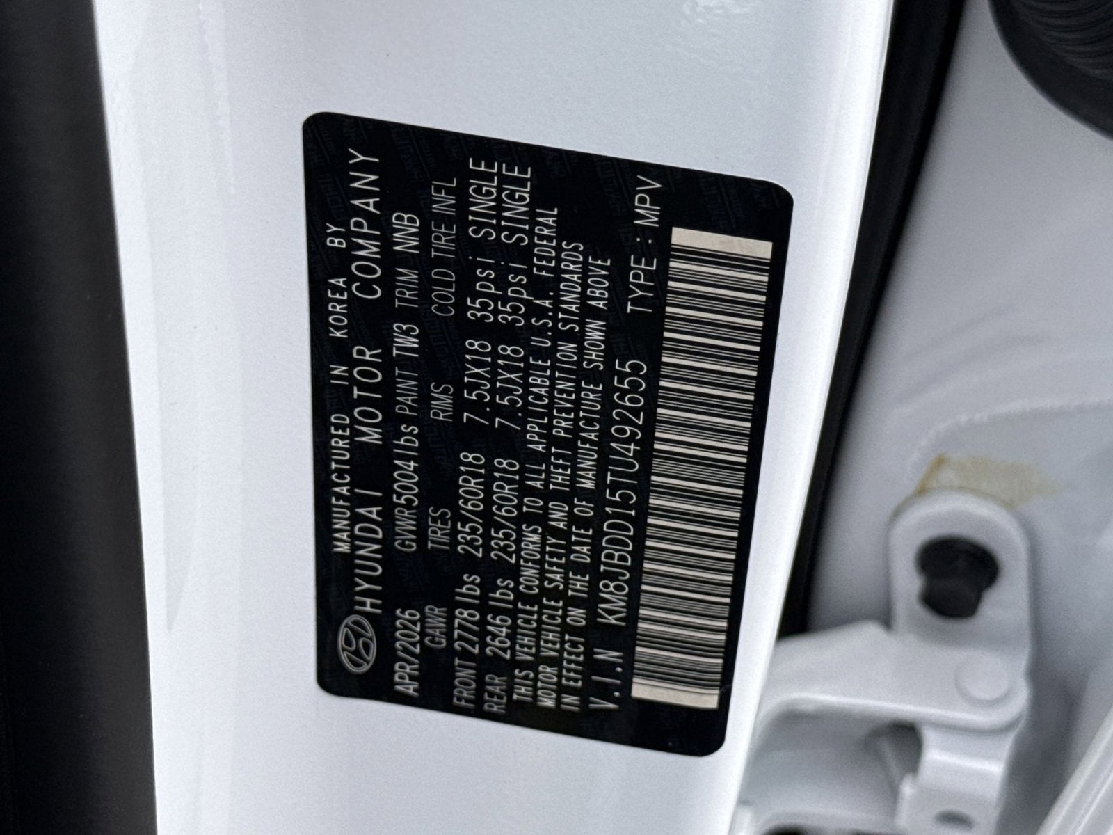 2026 Hyundai TUCSON HYBRID SEL