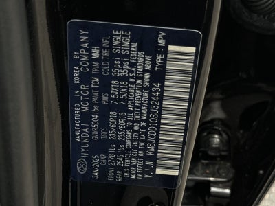 2025 Hyundai TUCSON HYBRID SEL Convenience