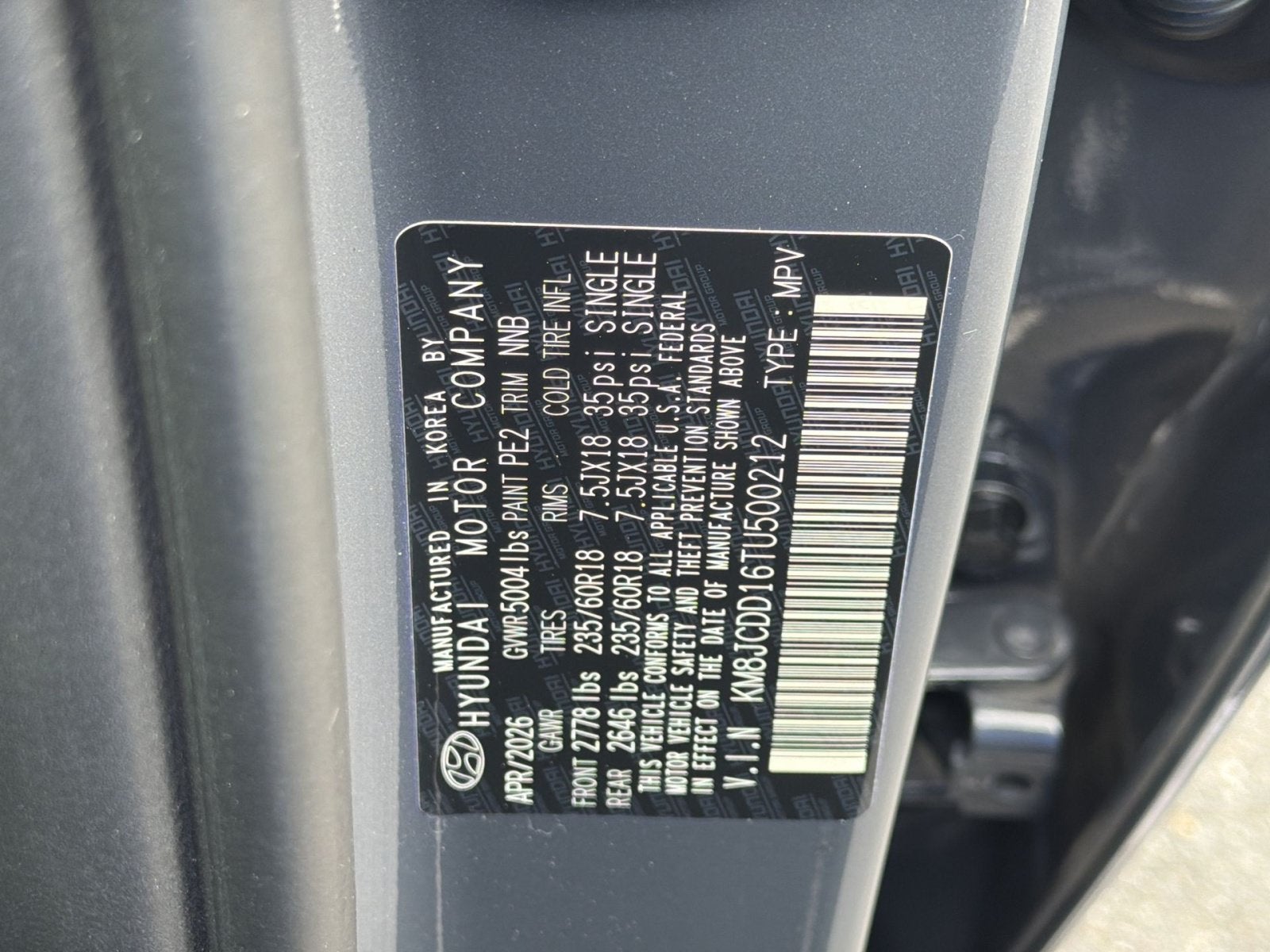 2026 Hyundai TUCSON HYBRID SEL Convenience