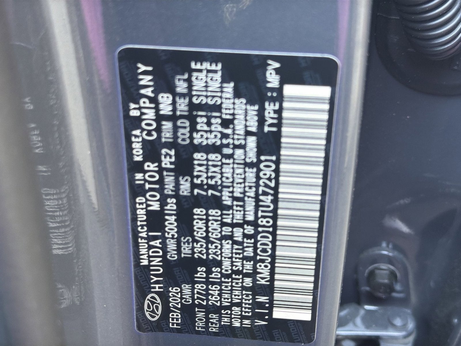 2026 Hyundai TUCSON HYBRID SEL Convenience