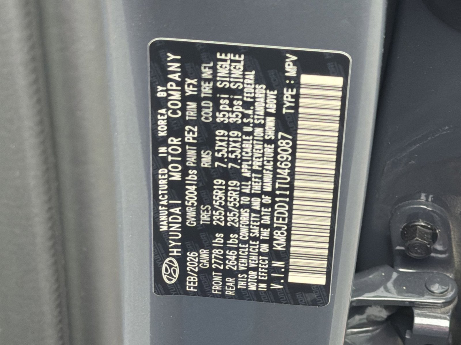 2026 Hyundai TUCSON HYBRID Limited