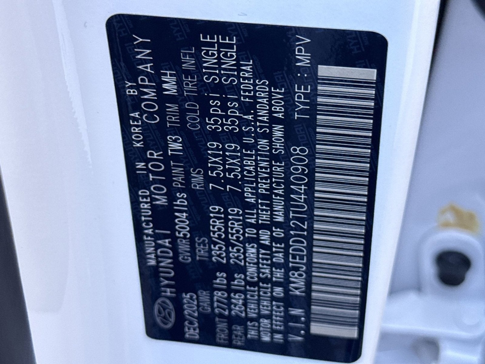 2026 Hyundai TUCSON HYBRID Limited