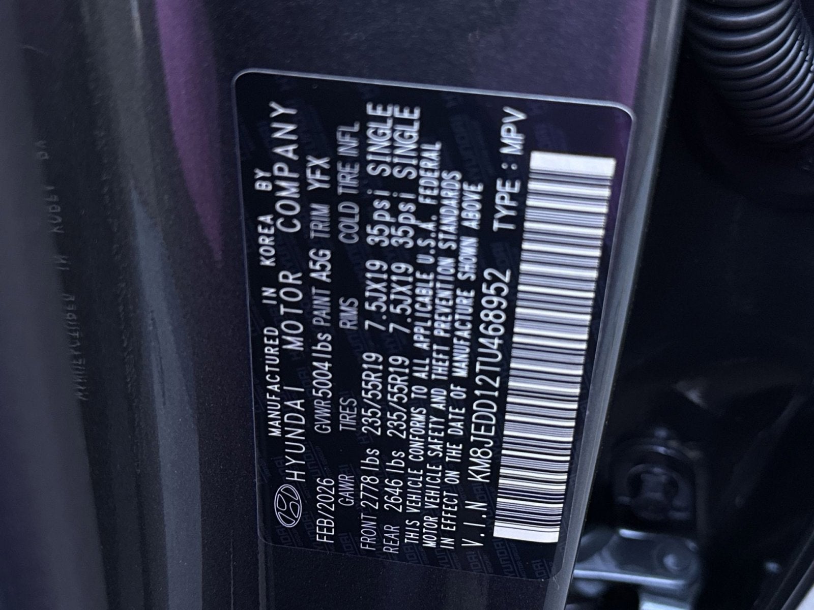 2026 Hyundai TUCSON HYBRID Limited