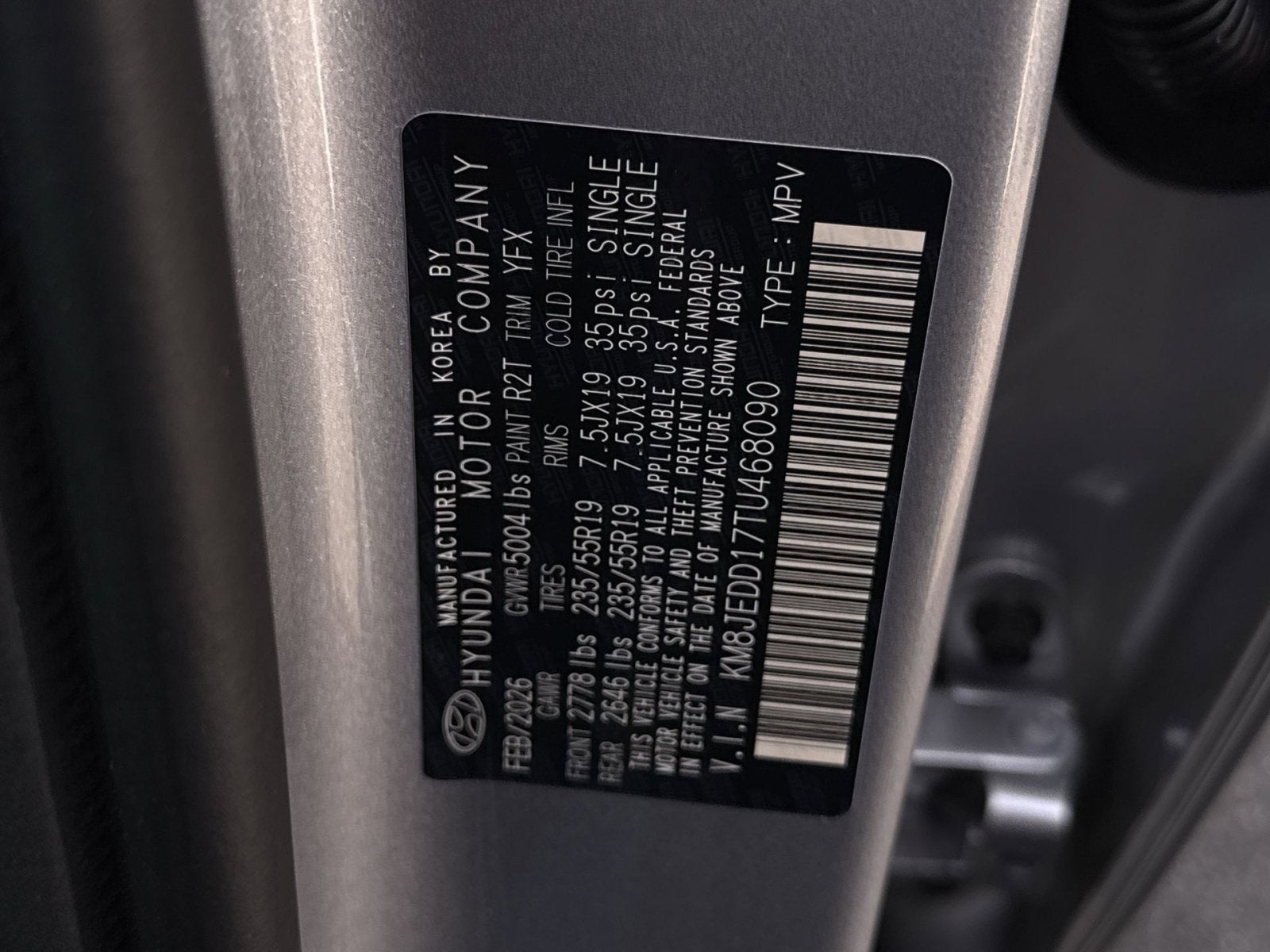 2026 Hyundai TUCSON HYBRID Limited