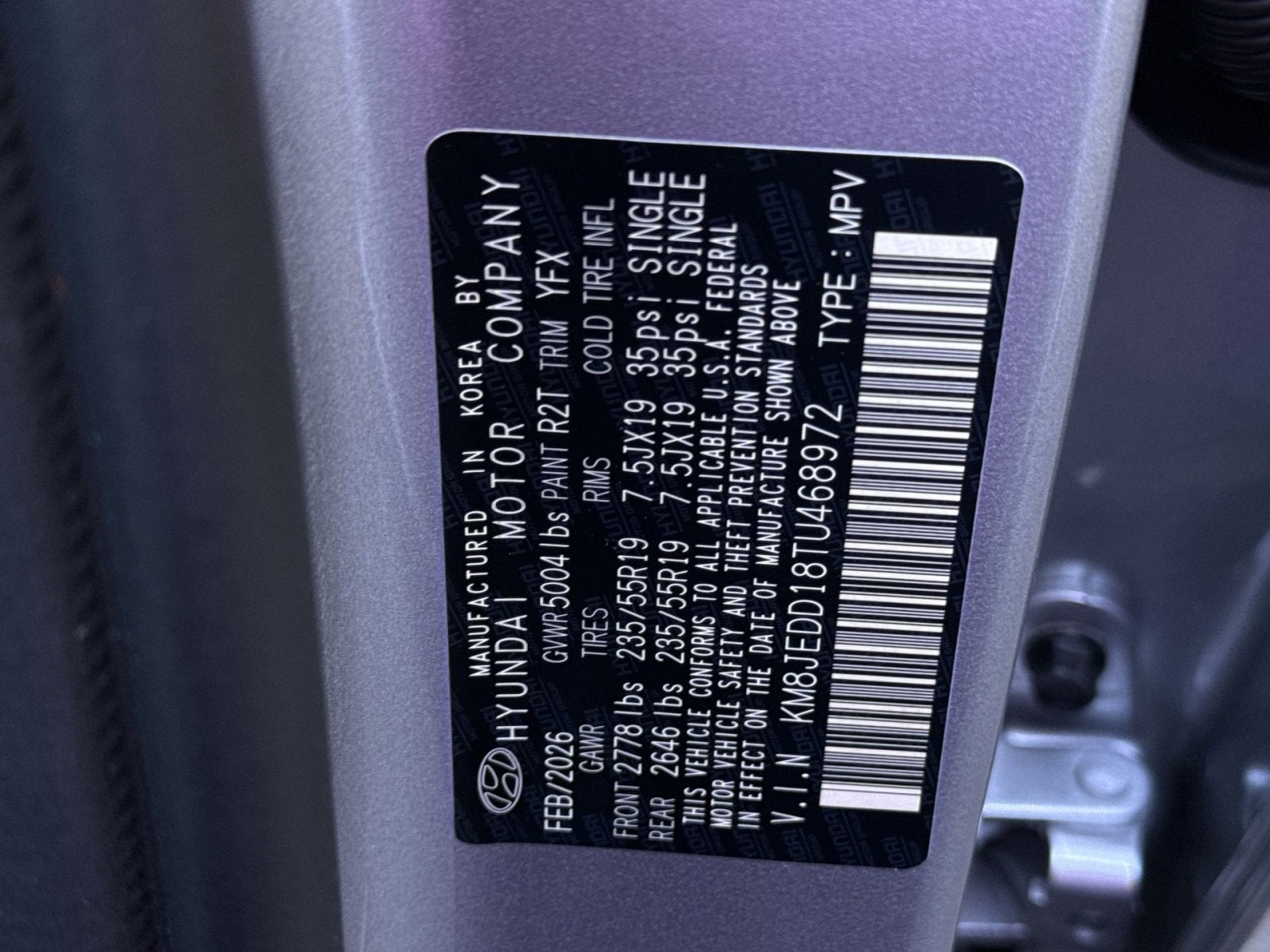 2026 Hyundai TUCSON HYBRID Limited