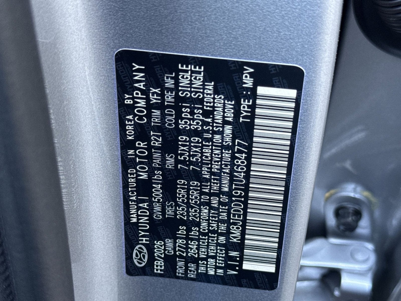 2026 Hyundai TUCSON HYBRID Limited